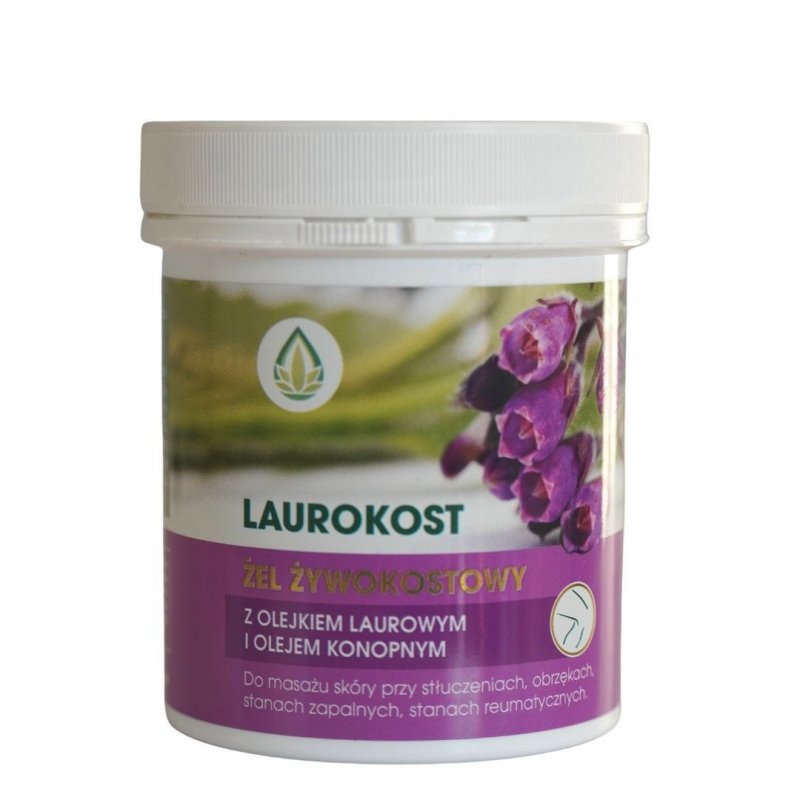 Żel Żywokostowy z Olejkiem Laurowym i Olejem Konopnym Laurokost  250ml