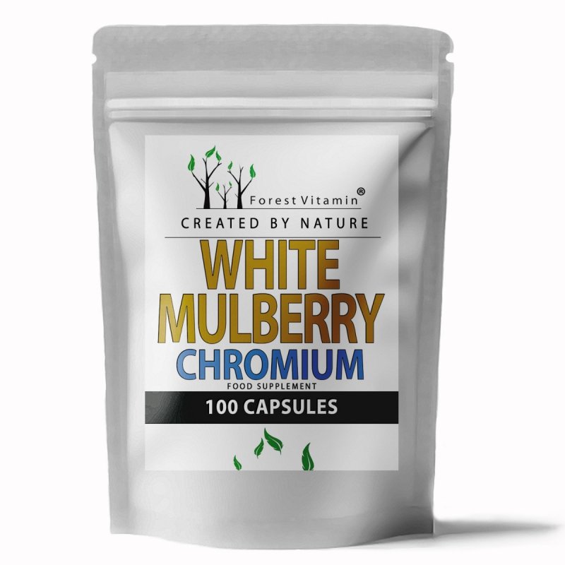 Morwa Biała Ekstrakt + Chrom 100 kapsułek