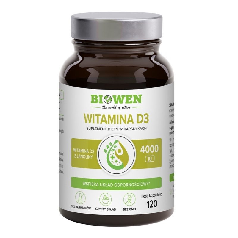 Witamina D3 120 kapsułek