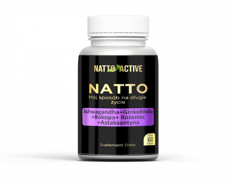 Ashwagandha + Ginko Biloba 60 kapsułek
