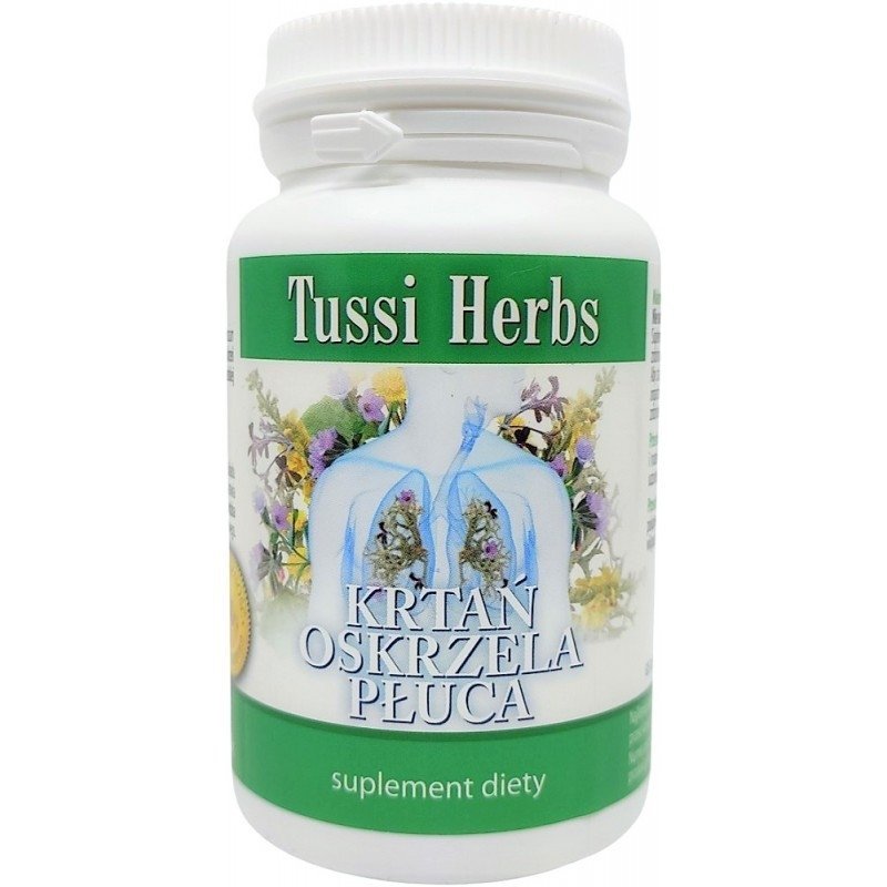 Tussi Herbs na Płuca Miodunka 60 kapsułek