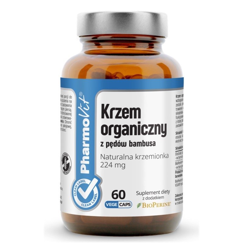 Krzem z Pędów Bambusa 60 kapsułek