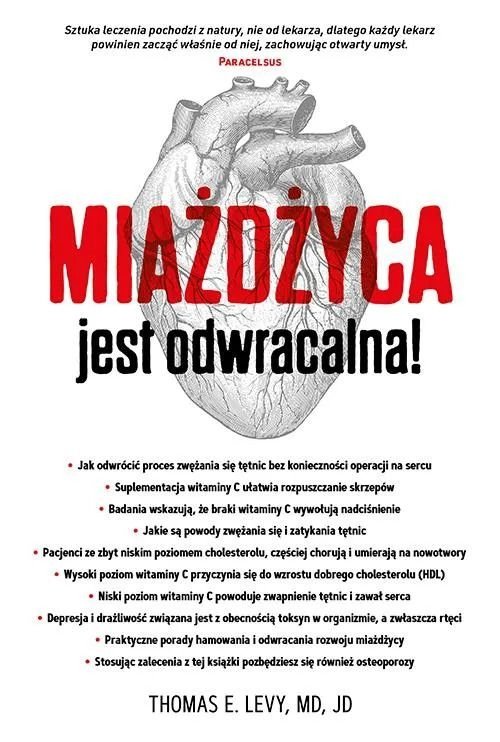 Książka "Miażdżyca jest odwracalna" Tomas E. Levy