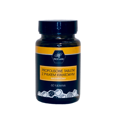 Propolis z Pyłkiem Kwiatowym 60 tabletek