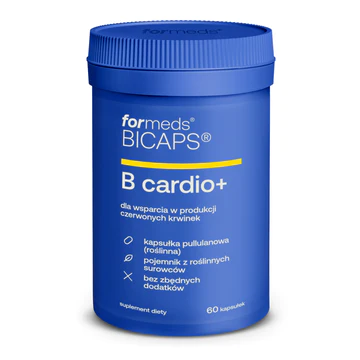 Witaminy B Cardio + ( B6, B12, Foliany) 60 kapsułek