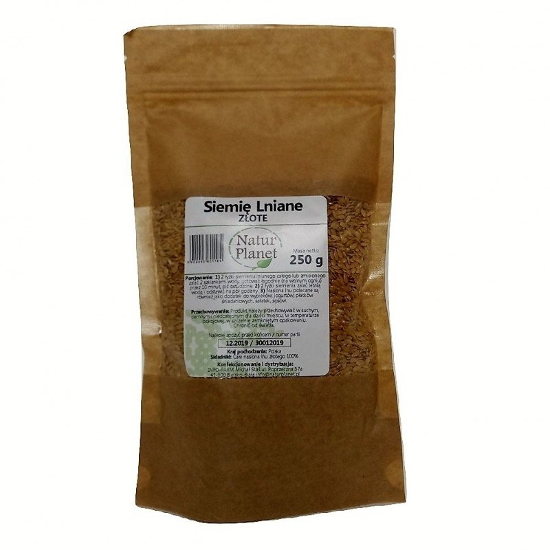 Siemię Lniane Złote 250g