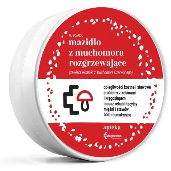  Mazidło z Muchomora Rozgrzewające 100ml