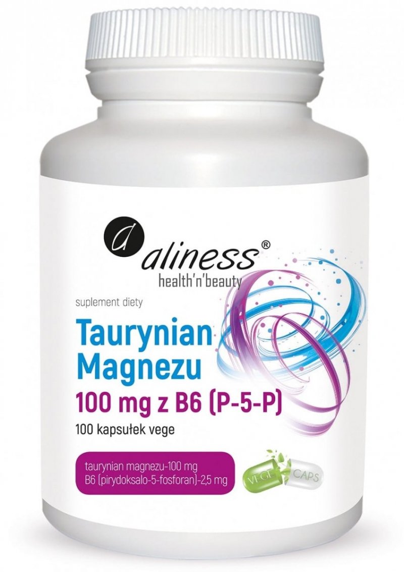 Taurynian Magnezu z B6 100 kapsułek