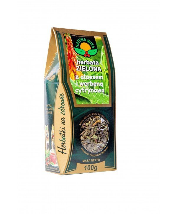 Herbata Zielona z Aloesem i Werbeną Cytrynową100g