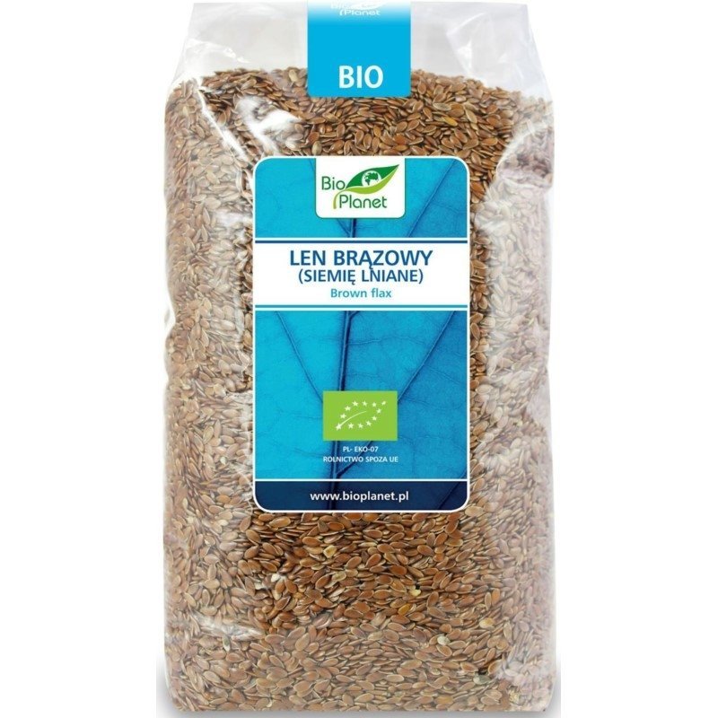 Len brązowy (Siemię Lniane) BIO 1000g