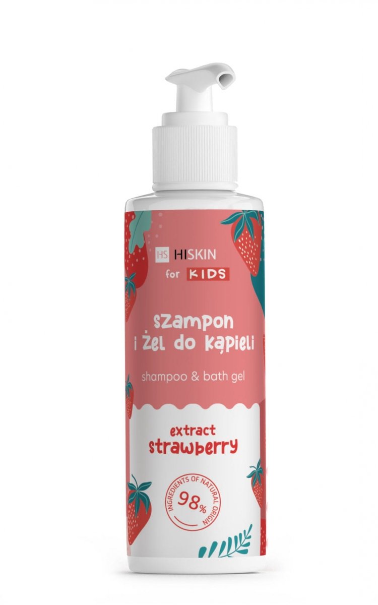 Szampon i Żel 2w1 dla Dzieci Truskawka 280ml