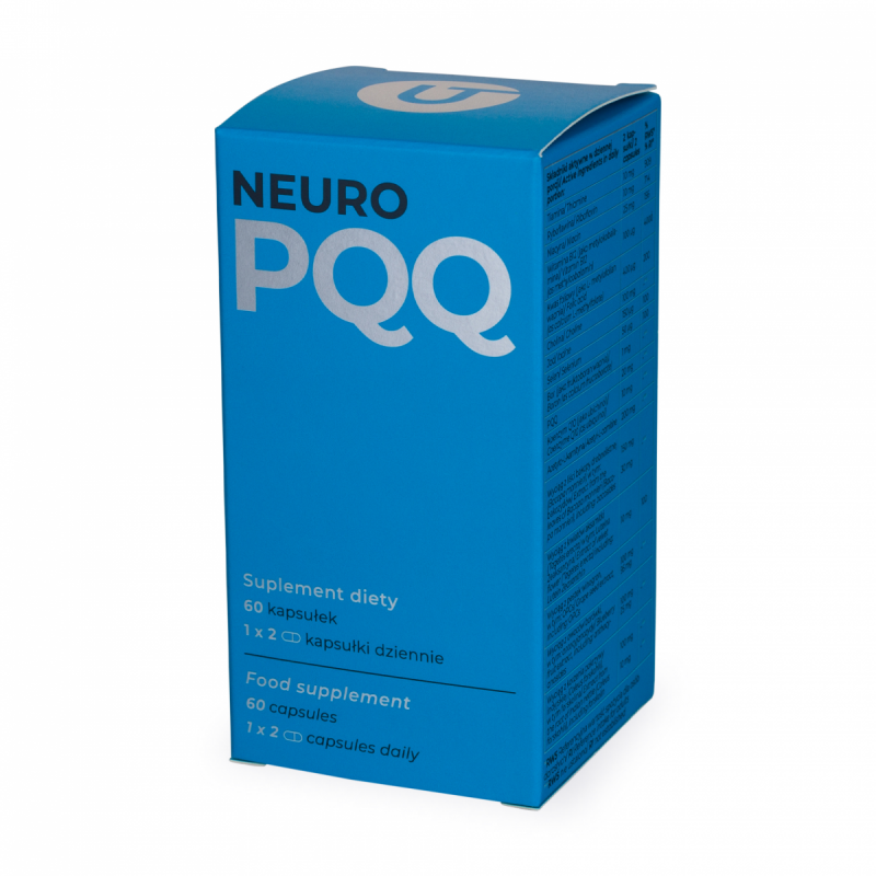Neuro PQQ Wsparcie Pracy Mózgu 60 kapsułek