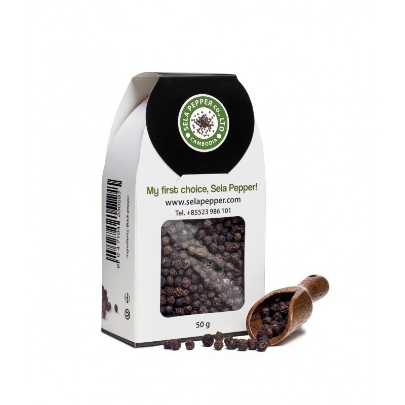 Pieprz Czarny Ziarno 50g