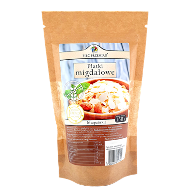 Płatki Migdałowe Bezglutenowe 150g