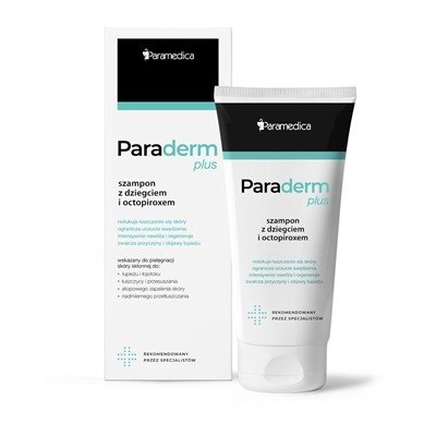 Paraderm Plus Szampon z Dziegciem i Octopiroxem 150ml