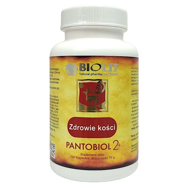  Pantobiol 2+ Zdrowe Kości 120 kapsułek