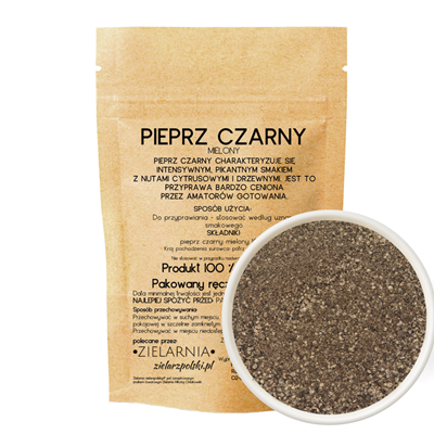 Pieprz Czarny Mielony 50g