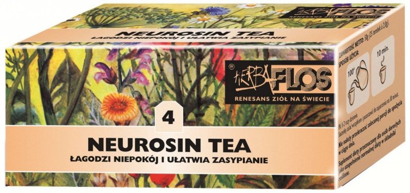 Neurosin TEA nr 4 - Herbatka Tonizująca i Kojąca Nerwy 25 saszetek
