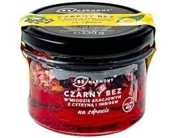Czarny Bez w Miodzie z Cytryną i Imbirem 230g