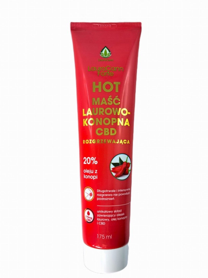 Maść Laurowo-Konopna Rozgrzewająca Laurocann Forte Hot 175ml