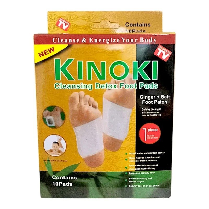 Kinoki Plastry Detox Body Ocet Bambusowy 10 sztuk