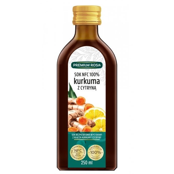 Sok Kurkuma z Cytryną 100% 250ml