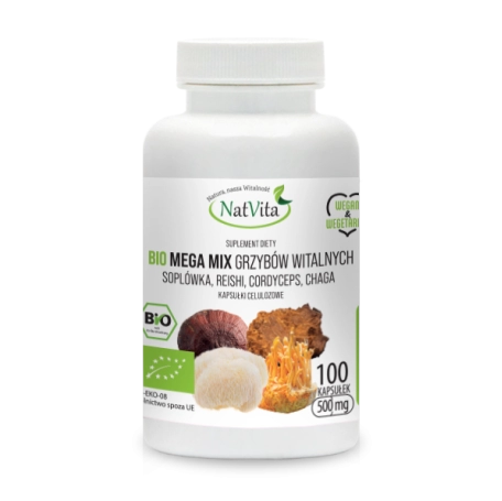 Grzyby Witalne BIO 100 kapsułek
