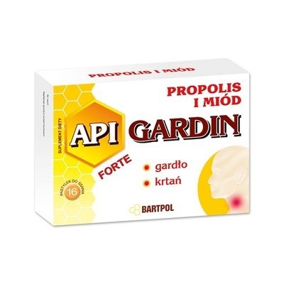 API-GARDIN Propolis + Miód 16 pastylki
