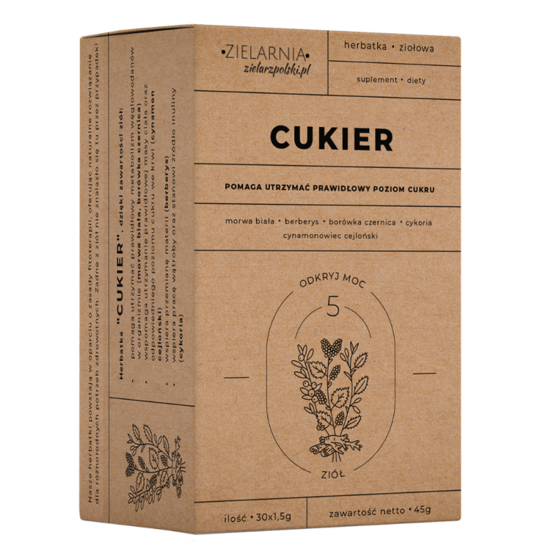 Cukier Herbatka Ziołowa 30 saszetek