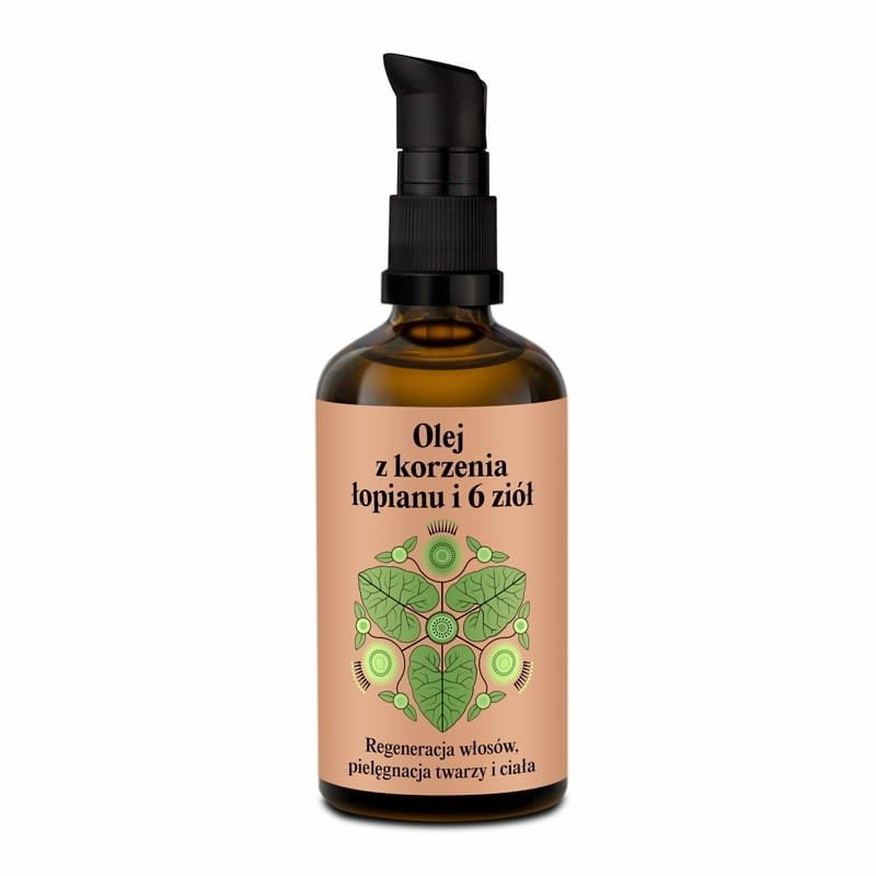 Olej z Korzenia Łopianu z Ziołami 100ml