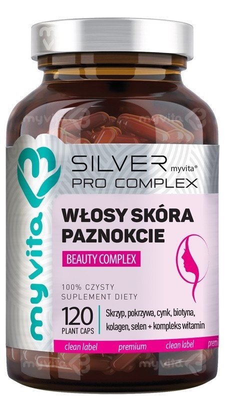 Włosy, Skóra, Paznokcie 120 kapsułek