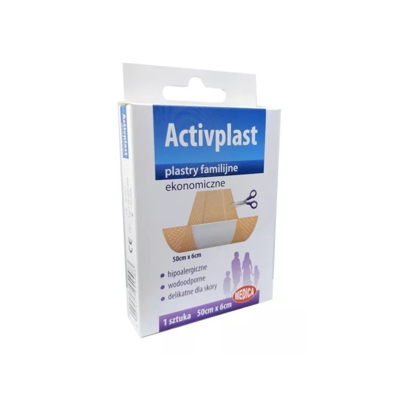 Plastry Opatrunkowe Familijne 50cm/6cm 1 sztuka