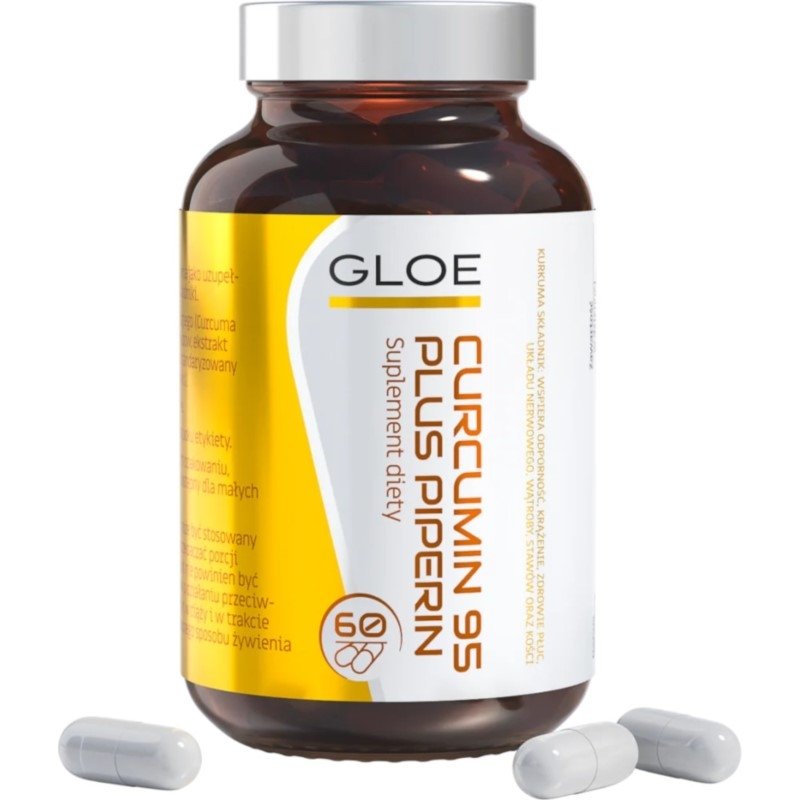 Kurkumina Curcumin 95 Plus Piperin 60 kapsułek