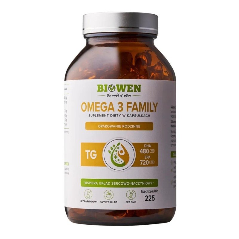 Omega 3 TG Family 225 kapsułek