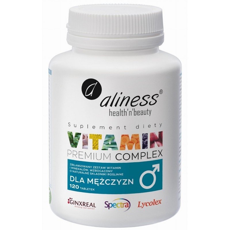 Multiwitaminy dla Mężczyzn 120 tabletek