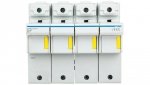 Rozłącznik bezpiecznikowy cylindryczny 4P 22x58mm LR704