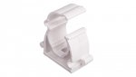 Uchwyt zamknięty do rur 16mm biały UZ 16 10181 /100szt./