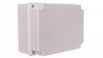 Puszka n/t hermetyczna pusta bez osłabień 198x148x96 IP65 szara PH-3B.1 28.34