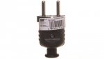 Wtyczka prosta 10/16A 2P+Z UNI-SCHUKO IP20 czarna 08295