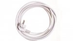 Przewód przyłączeniowy W-2 3x1,0 mm2 biały z wtyczką kątową 5m 51.929