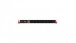 Listwa Zasilająca PDU Rack 1U 230V/10A 8x C13 Kabel 2m