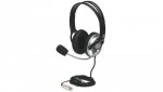 Słuchawki Komputerowe Classic Stereo z Mikrofonem Jack 3.5mm