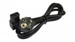 Kabel zasilający 230V 10A kątowy IEC320 C13 1,5m