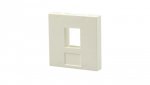 Adapter keystone pojedynczy 2M 45x45 biały Mediabox