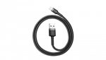 BASEUS Kabel USB 2.0 A / Lightning 8-pin (wtyk / wtyk) czarny 0,5m