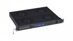 Panel wentylacyjny 19 1U, 4 wentylatory, cyfrowy, kolor czarny SA-F-1U-4-T2-C