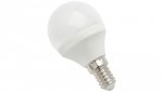 Żarówka LED E14 230V 6W kula 520lm ciepła
