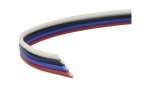 Przewód wstążkowy montażowy TLWY 4x0,5 300V kolorowy Technokabel /50m/