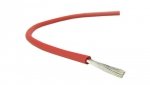 Kabel silikonowy SIF 180C 300/500V 6 ciepłoodporny LSOH czerwony linka BSG /100m/