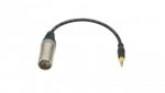 KLOTZ Przejściówka XLR 3-pin (wtyk) / Jack 3,5mm Stereo (wtyk) 0,2m